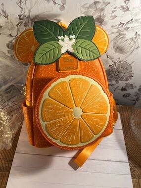 Florida Orange Loungefly mini backpack